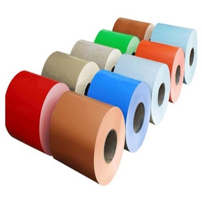 Bobina de acero prepintada de pintura trasera Chromated 25um del Galvalume que hace los tubos