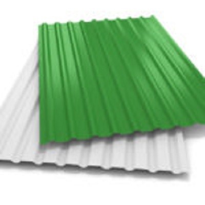 Tablero verde de hoja corrugada galvanizada de acero de 0,2 x 914 mm