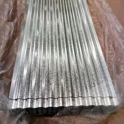 Calibre de la hoja 22 de acero galvanizado para techos del ejército corrugado revestido de color laminado en frío