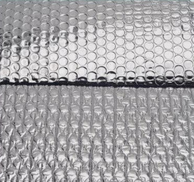 Material de aislamiento de calor de la hoja de la burbuja de Alu del metal para la burbuja sola/doble de la construcción