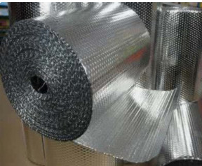 Material de aislamiento de calor de la hoja de la burbuja de Alu del metal para la burbuja sola/doble de la construcción