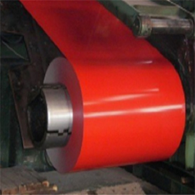 bobina de acero prepintada roja del Galvalume del grueso de 0.48m m para cubrir G550 AZ120