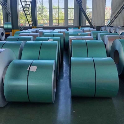 En el caso de los productos de acero, se utilizará una bobina de acero de galvalume azul de 600 - 1500 mm Az30 - Az150 g/m2 12-30% de alargamiento