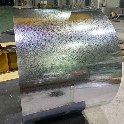 Bobina de acero galvanizado sumergido en caliente 0,3 - 3,0 mm SGHC / SGCC / DX51D para decoración