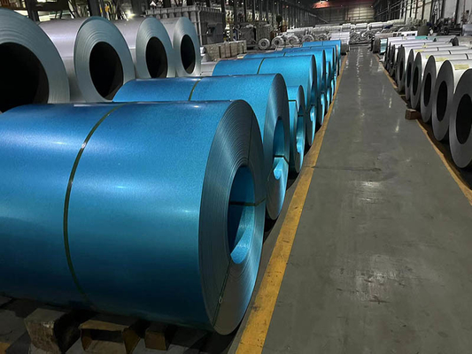 Envases de acero galvalume laminados en frío G550 BORON ADDED SGLCC AZUL AFP