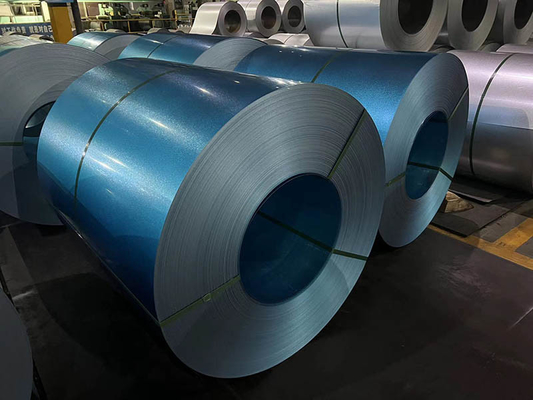 Envases de acero galvalume laminados en frío G550 BORON ADDED SGLCC AZUL AFP