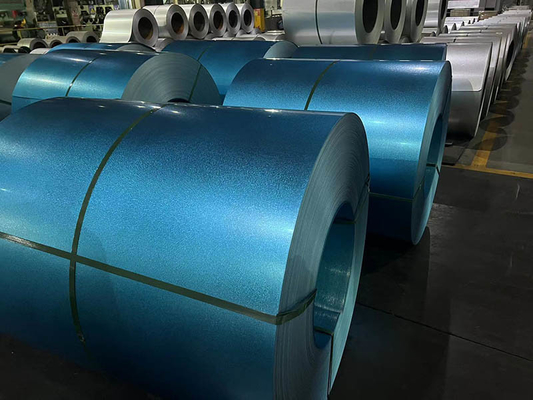 Envases de acero galvalume laminados en frío G550 BORON ADDED SGLCC AZUL AFP
