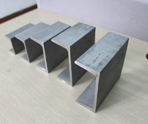 Acero de canal C galvanizado y sumergido en caliente ASTM A36 para construcción de edificios