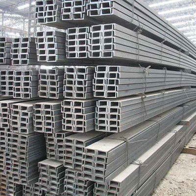 Acero de canal C galvanizado y sumergido en caliente ASTM A36 para construcción de edificios