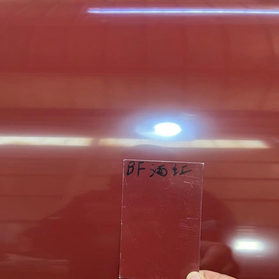 Bobina recubierta de color bobina de acero galvalume prepintada DC51D + AZ80 Rojo cerezo y blanco