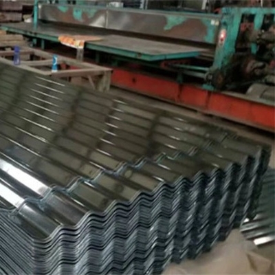 Dx51d GI Chapa de acero corrugado revestida con zinc Chapa de techo corrugado galvanizado