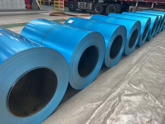 Blue SGLCC Galvalume Coil de acero con tratamiento anti huellas dactilares para techos