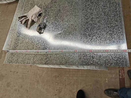 JIS G3302 SGCH Metales laminados en caliente / sumergidos en caliente Hojas de acero galvanizado de hierro