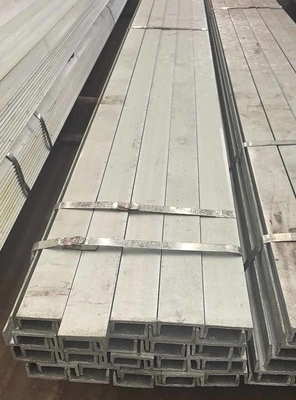 Acero estructural de carbono de canal C con sección de fluido para construcción y maquinaria