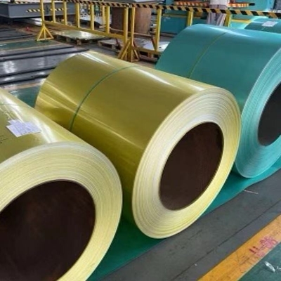 PPGI Material de techo de construcción de alta resistencia de 18 calibre de chapa de acero galvanizado