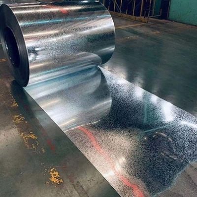 Envase de acero galvanizado sumergido en caliente Z275 de 1,5 mm de espesor en hierro de rodillo