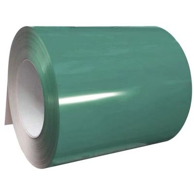 Z275 bobina de acero galvanizado pre-pintada / bobina de acero galvanizado en caliente revestida con color de hoja