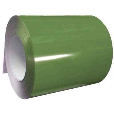 Z275 bobina de acero galvanizado pre-pintada / bobina de acero galvanizado en caliente revestida con color de hoja
