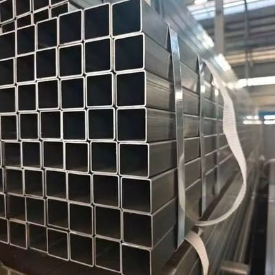 Las secciones estructurales galvanizaron el tubo cuadrado del acero de carbono de la tubería de acero