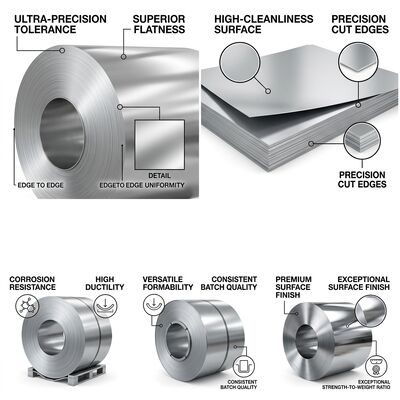 HVAC Grade Galvalume Steel Coil AZ50 ASTM A792 for Ductwork Metal Fabrication