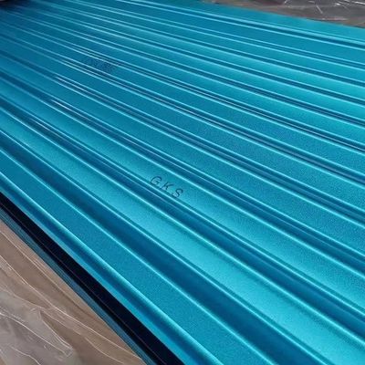 El acero prepintado azul del Galvalume de GL arrolla la huella dactilar anti