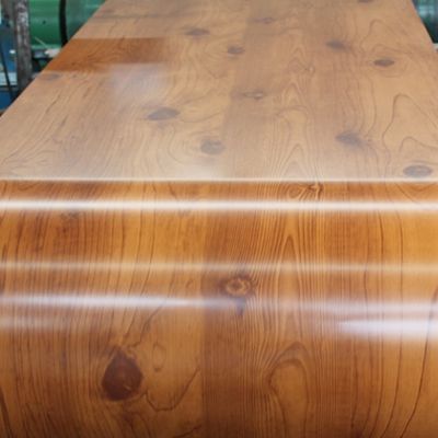Hoja de acero galvanizada prepintada de madera JIS G3322 de la construcción