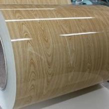 Hoja de acero prepintada de madera del Galvalume de 508M M en la bobina de acero CGCH de la bobina PPGL