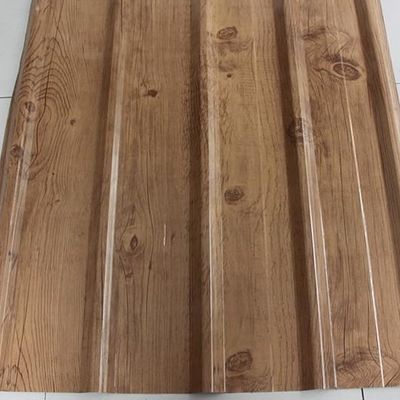Hoja de acero prepintada de madera del Galvalume de 508M M en la bobina de acero CGCH de la bobina PPGL