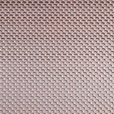 Amarillo del sacador de la perforación rectangular de la chapa de la decoración PPGI