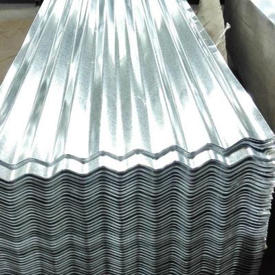 Hojas acanaladas SGLCC G550, G450 del Galvalume de JIS G3312 el 55%