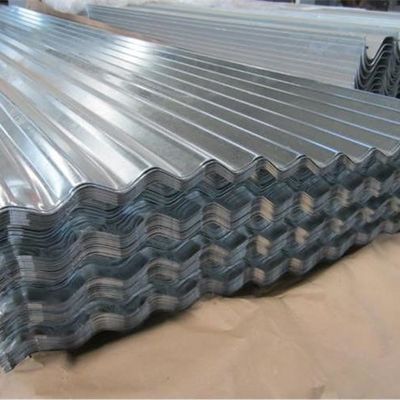 Hojas acanaladas SGLCC G550, G450 del Galvalume de JIS G3312 el 55%