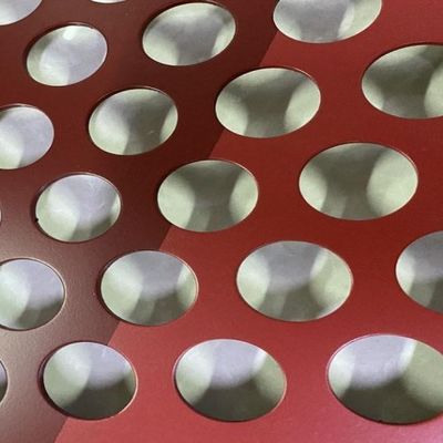Hoja perforada de aluminio de la decoración de SGCH debajo 1600m m