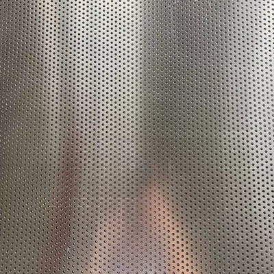 El panel perforado de aluminio de encargo de la superficie 3m m del Galvalume