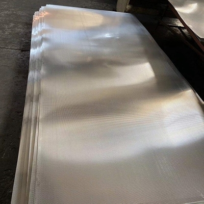 pantalla perforada de aluminio de la hoja del grueso de 0.8m m con el agujero de encargo