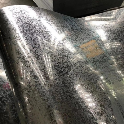 El paso de la piel Z275 galvanizó la lentejuela cero de la hoja de acero de la bobina para el uso casero