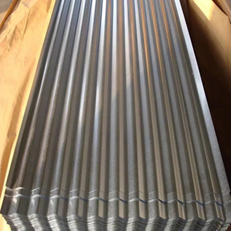 Calibre de la hoja 22 de acero galvanizado para techos del ejército corrugado revestido de color laminado en frío
