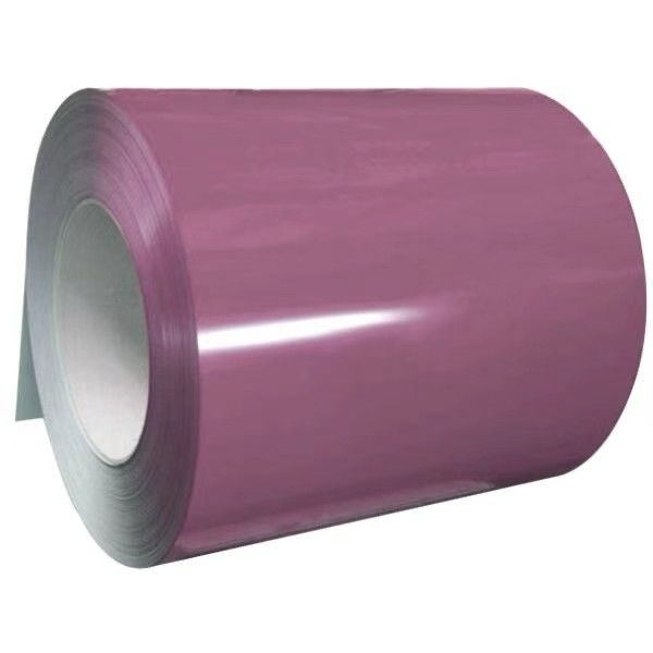 Z275 bobina de acero galvanizado pre-pintada / bobina de acero galvanizado en caliente revestida con color de hoja