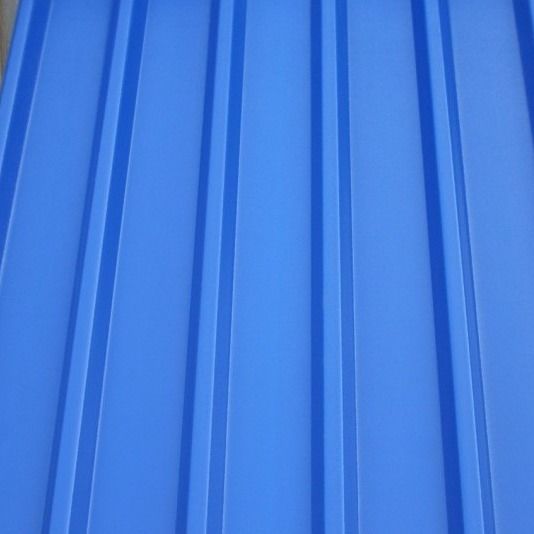 El color azul de G550 680m m cubrió la techumbre de acero prepintada de la bobina del galvalume