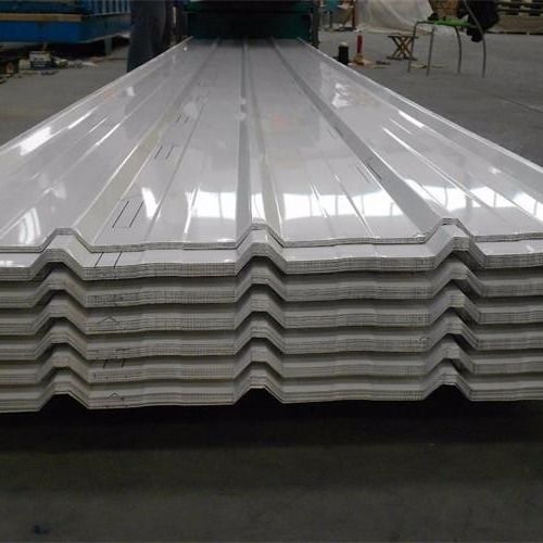 El color de PPGI cubrió la hoja de metal acanalada para cubrir 1200 presionada en 1050