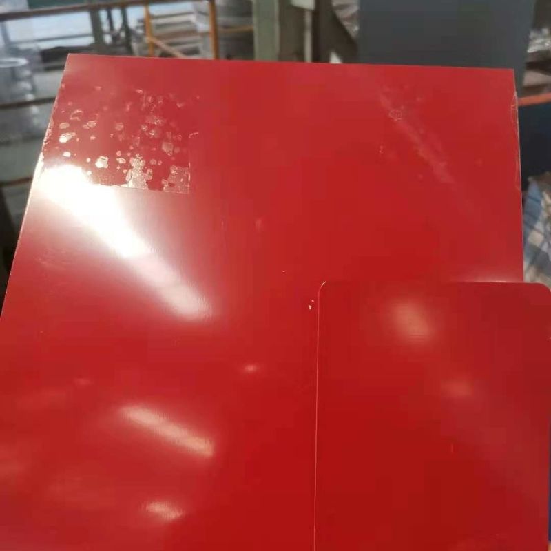 Identificación de acero cubierta color 610M M de la bobina JIS G3322 de PVDF SMP PPGI