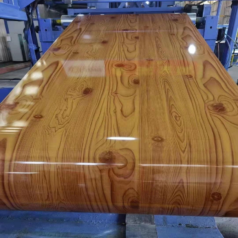 El color cubrió la bobina de acero prepintada de Matt PPGI que cubría la hoja de acero inoxidable galvanizada