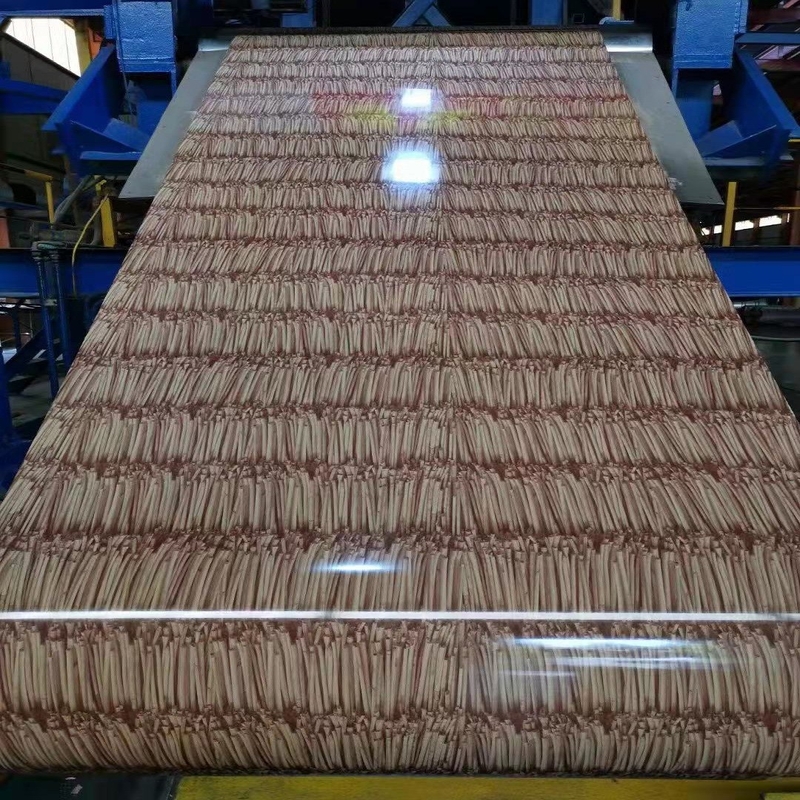 El color en frío cubrió la bobina de acero de PPGL galvanizó la hoja