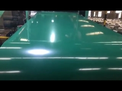El Galvalume pre pintado de Ppgi/de Ppgl arrolla la anchura G550 Pea Green de 1250m m - de 1500m m