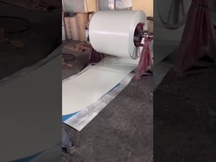 0.6mm de acero corrugado hoja blanca y verde SGCC para las láminas de techado