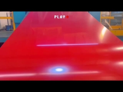 PPGL/PPGI COIL de acero Cereza Rojo AFP AKZO y PE PAINT AZ80-AZ180G/m2