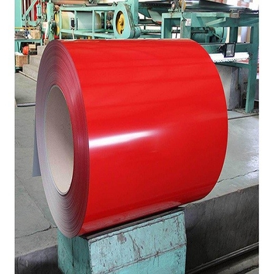 26 bobina de acero prepintada anchura del Galvalume del indicador 1500m m para el material de techumbre