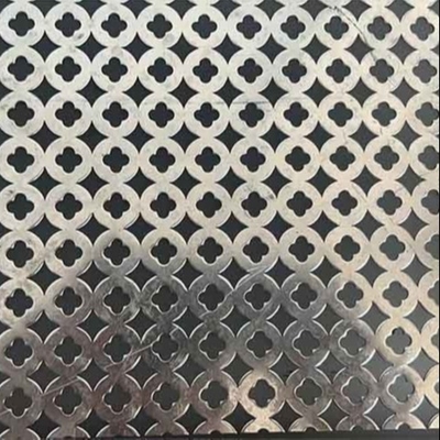 0.8 mm de espesor Panel perforado de aluminio / hoja perforada de aluminio para la construcción