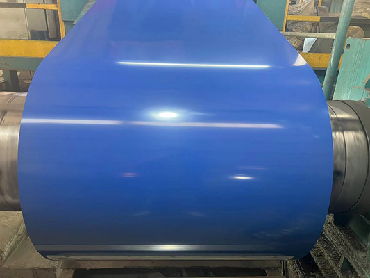 Ancho 600-1250mm Capa de zinc 40-275g bobina de acero PPGL para materiales de construcción