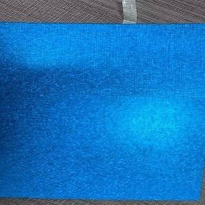 Huella dactilar anti galvanizada prepintada azul de la hoja de acero de GL