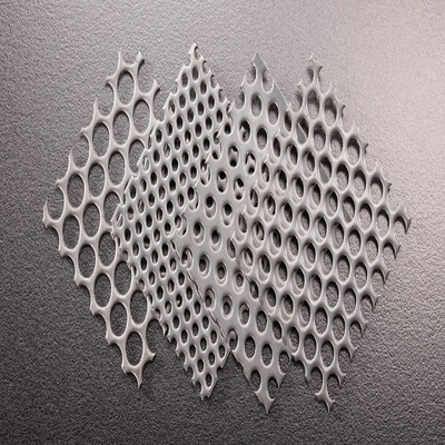 La obra clásica alteró la hoja de metal de aluminio ranurada para la construcción, suelo